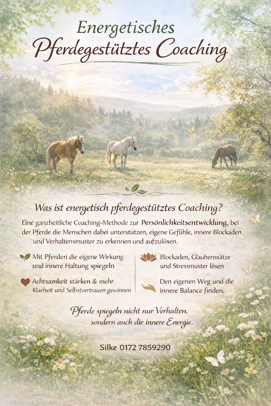 Energetisches Coaching mit Pferden